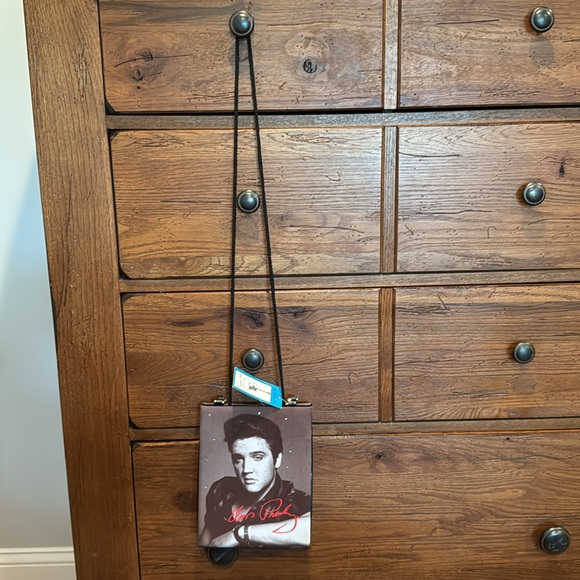 Elvis Presley gem shoulder crossbody bag purse Ashley M NWT & viewfinder gift - Picture 6 of 9